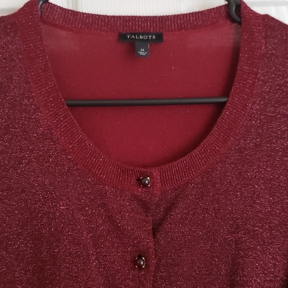 NWOT Talbots violet cardigan - Picture 3 of 5